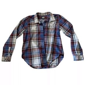 Kavu True Outdoor Plaid Button Front Mens S
